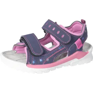Ricosta Tajo Water Safe Open Toe Sandal Blue/Pink