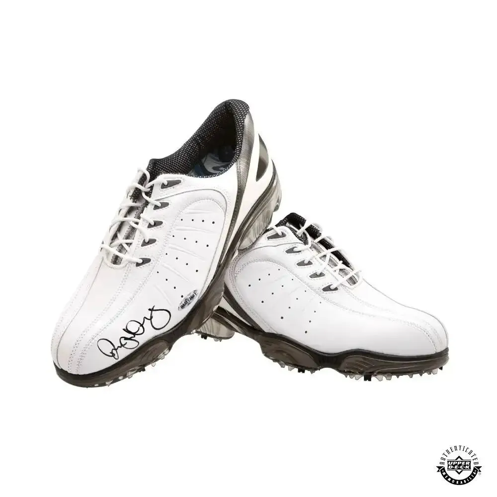 Rory McIlroy Autographed Foot Joy Golf Shoes - White