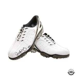 Rory McIlroy Autographed Foot Joy Golf Shoes - White
