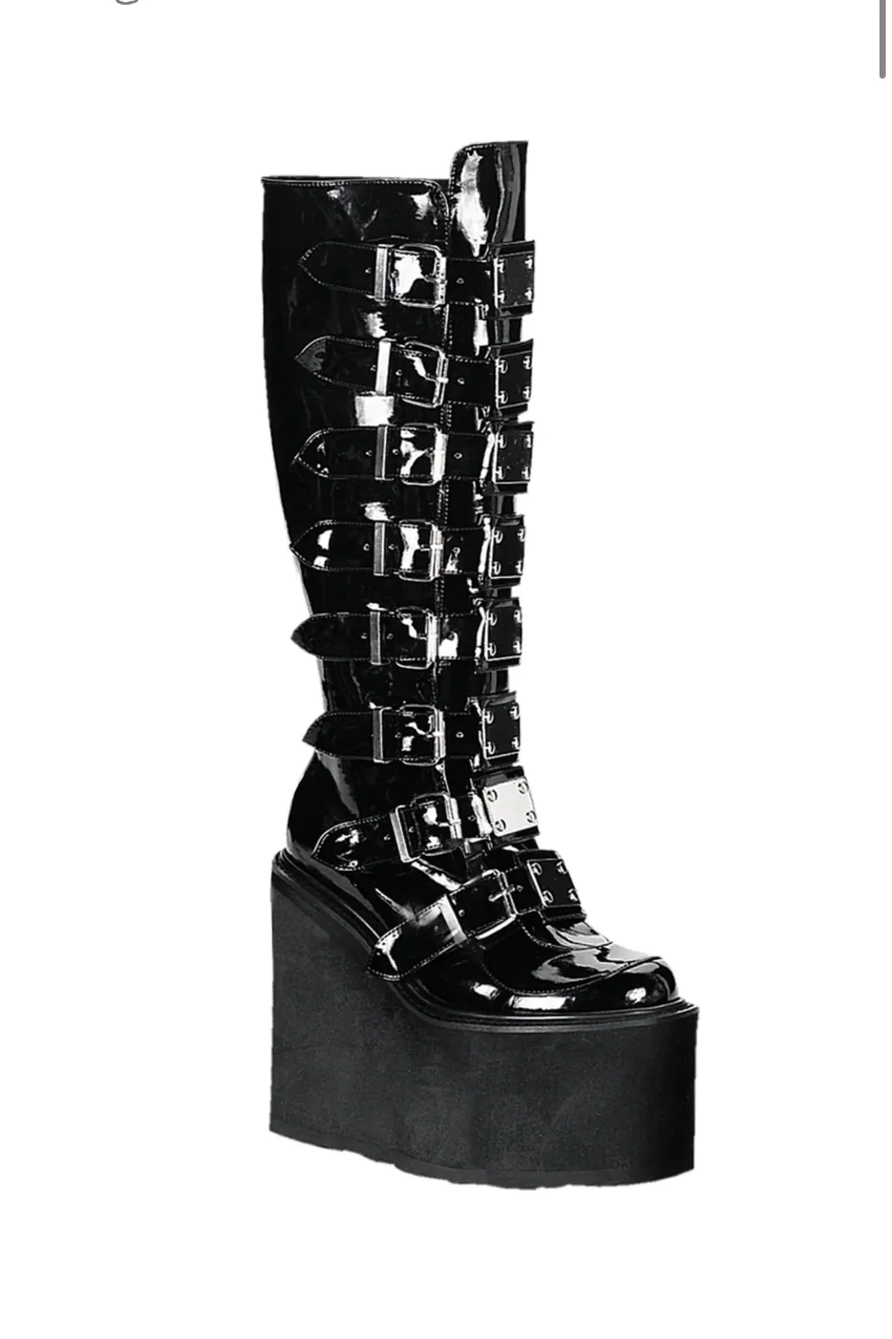 Sand Warrior Cyber Goth Platform Boots