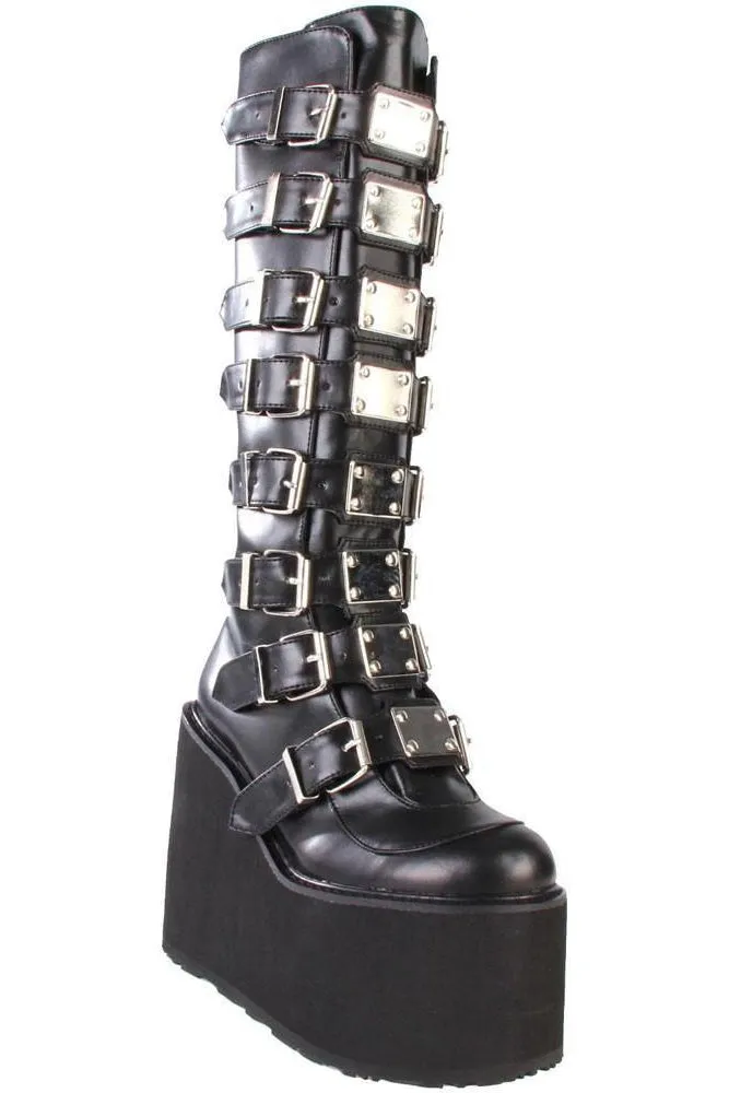 Sand Warrior Cyber Goth Platform Boots