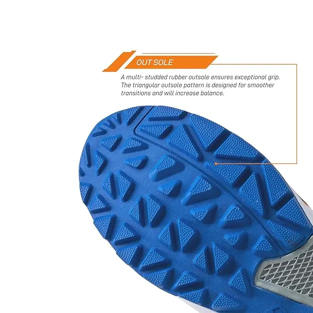 SG Century 6.0 Cricket Shoes (White/Blue)