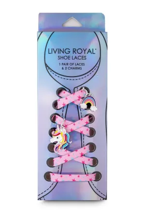 Shoelaces w/ Charms Set | Rainbow Smile