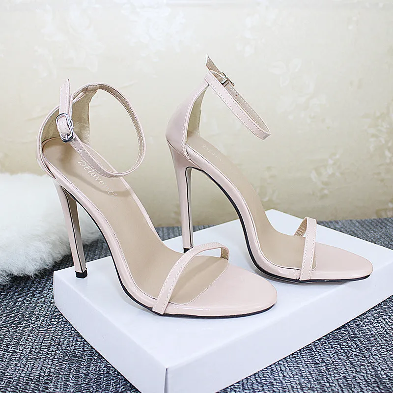 Single Strap High Heels Sandals