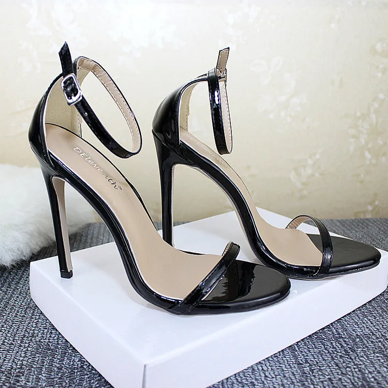 Single Strap High Heels Sandals