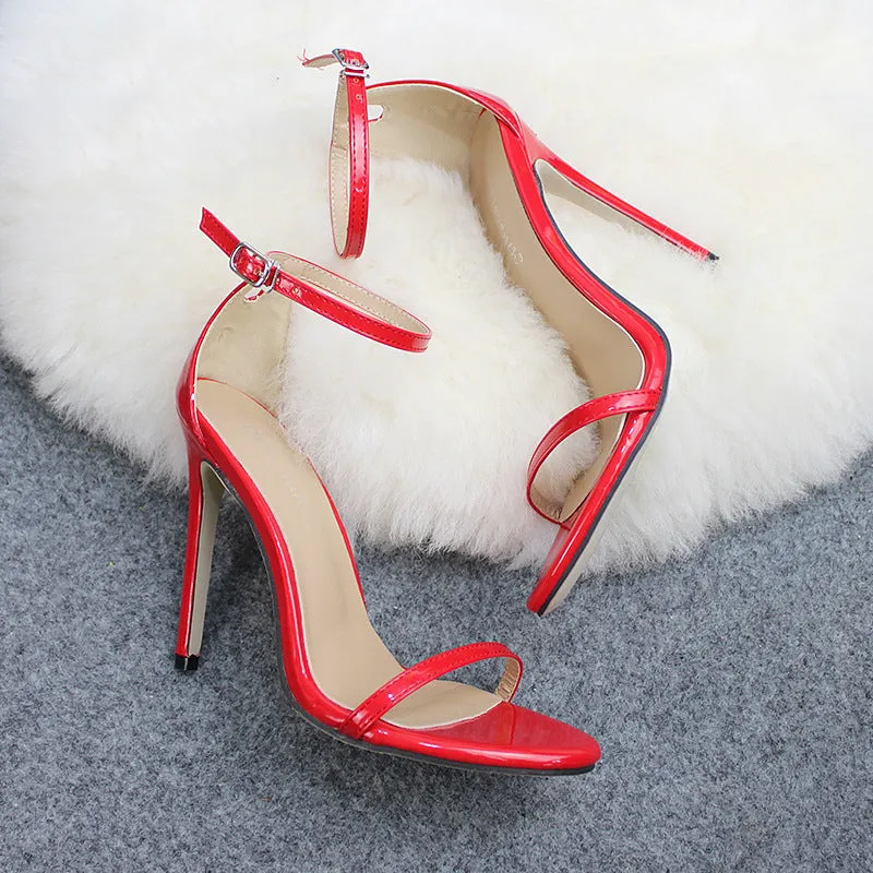 Single Strap High Heels Sandals