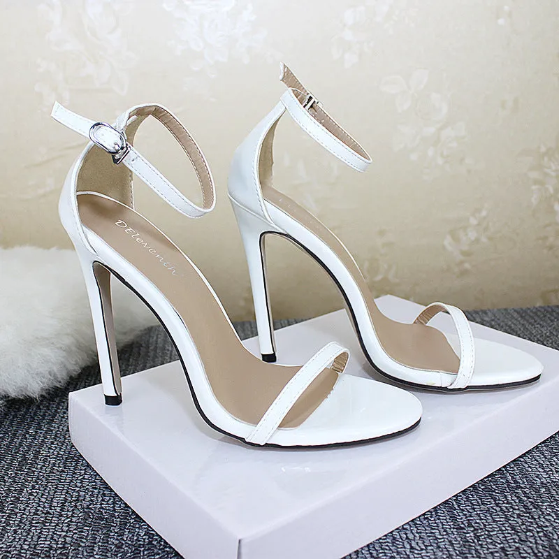 Single Strap High Heels Sandals