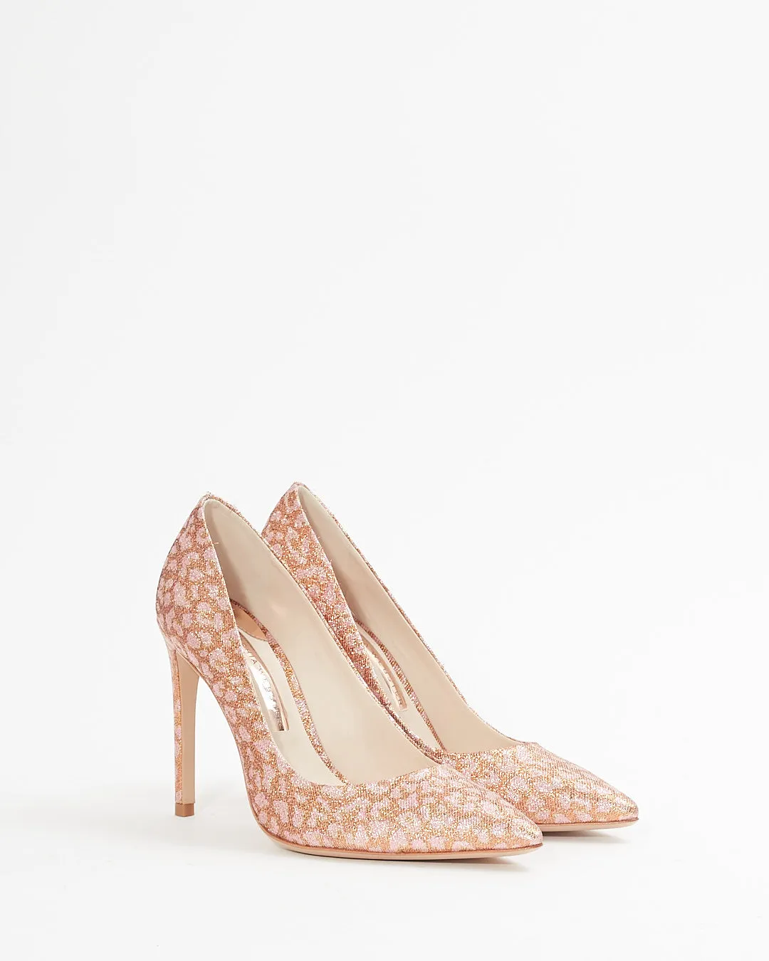 Sophia Webster Metallic Cheetah Print Pumps - 38.5
