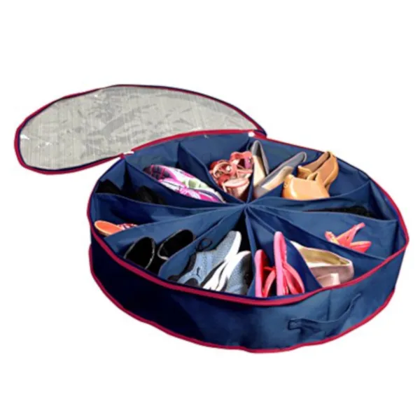 Space Saving Round Shoe Organizer