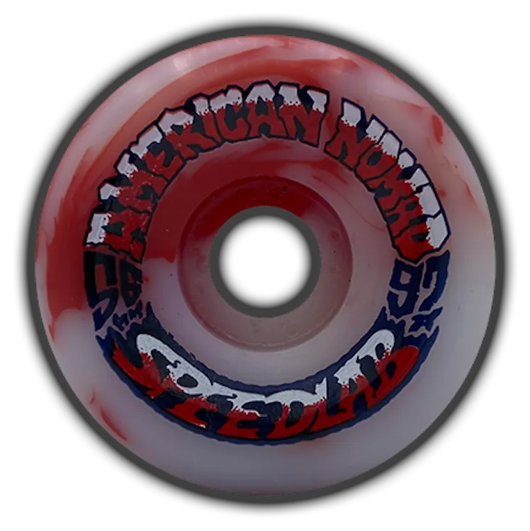 Speedlab Wheels 'Nomads' Bloodstain Skateboard Wheels 97a 56mm