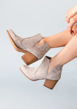 Tarim Bootie in Grey