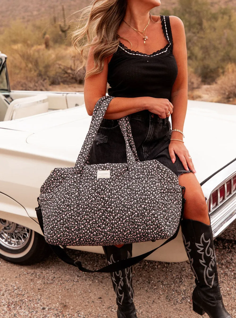 The Road Tripper Black Floral