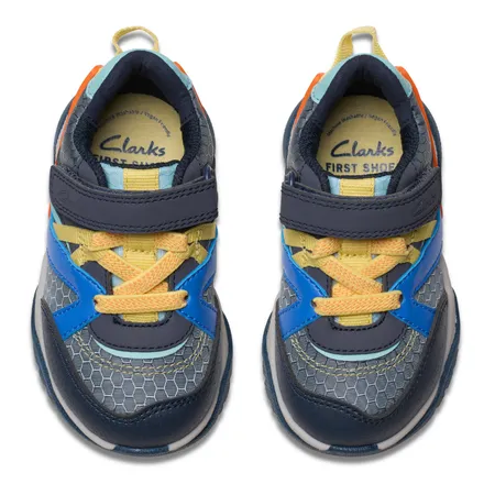 UK 4 Grey Combo Feather Pace Trainers