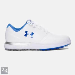 Under Armour Ladies UA Performance Spikeless Golf Shoes 6.0 Steel/Lime Fizz (#1297176-035)
