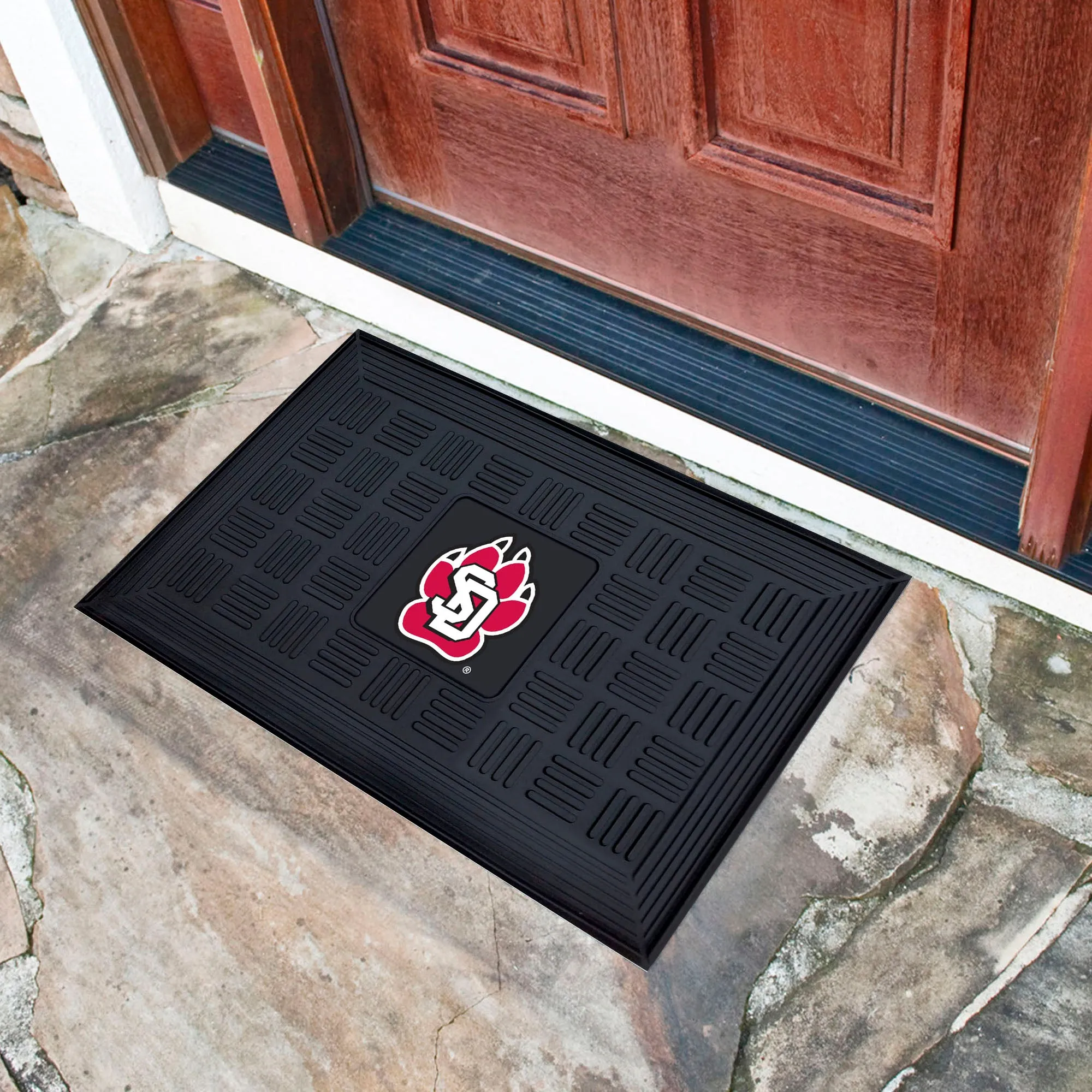 University of South Dakota Medallion Door Mat