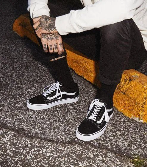 VANS COMFYCUSH SERIES OLD SKOOL BLACK WHITE