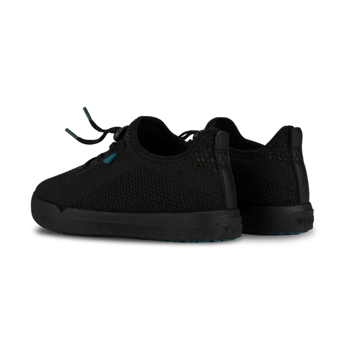 Vessi Asphalt Black on Black Children's Weekend Sneaker