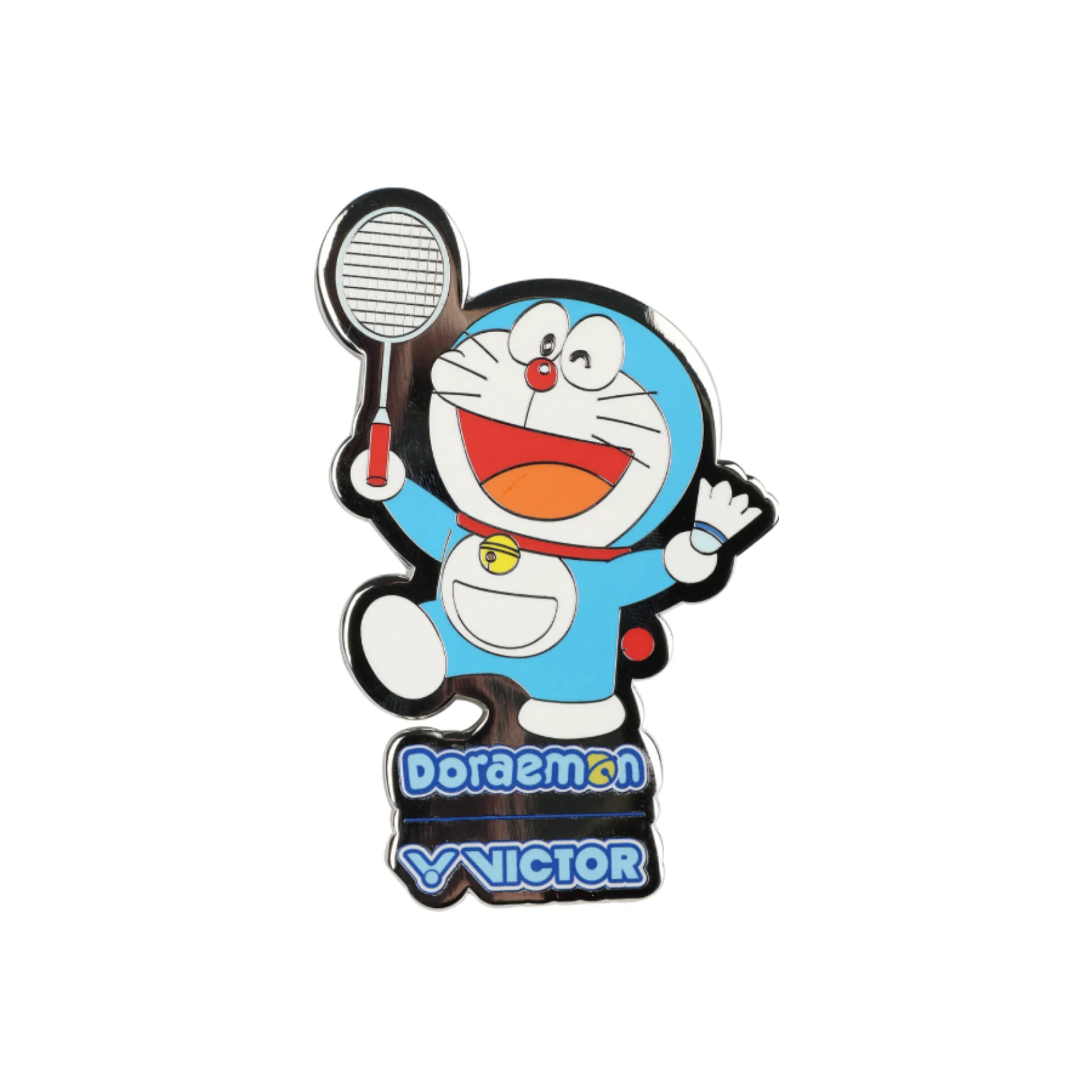 Victor X Doraemon DRM-SET-IB 2 Badminton Rackets set [Pink/Blue]