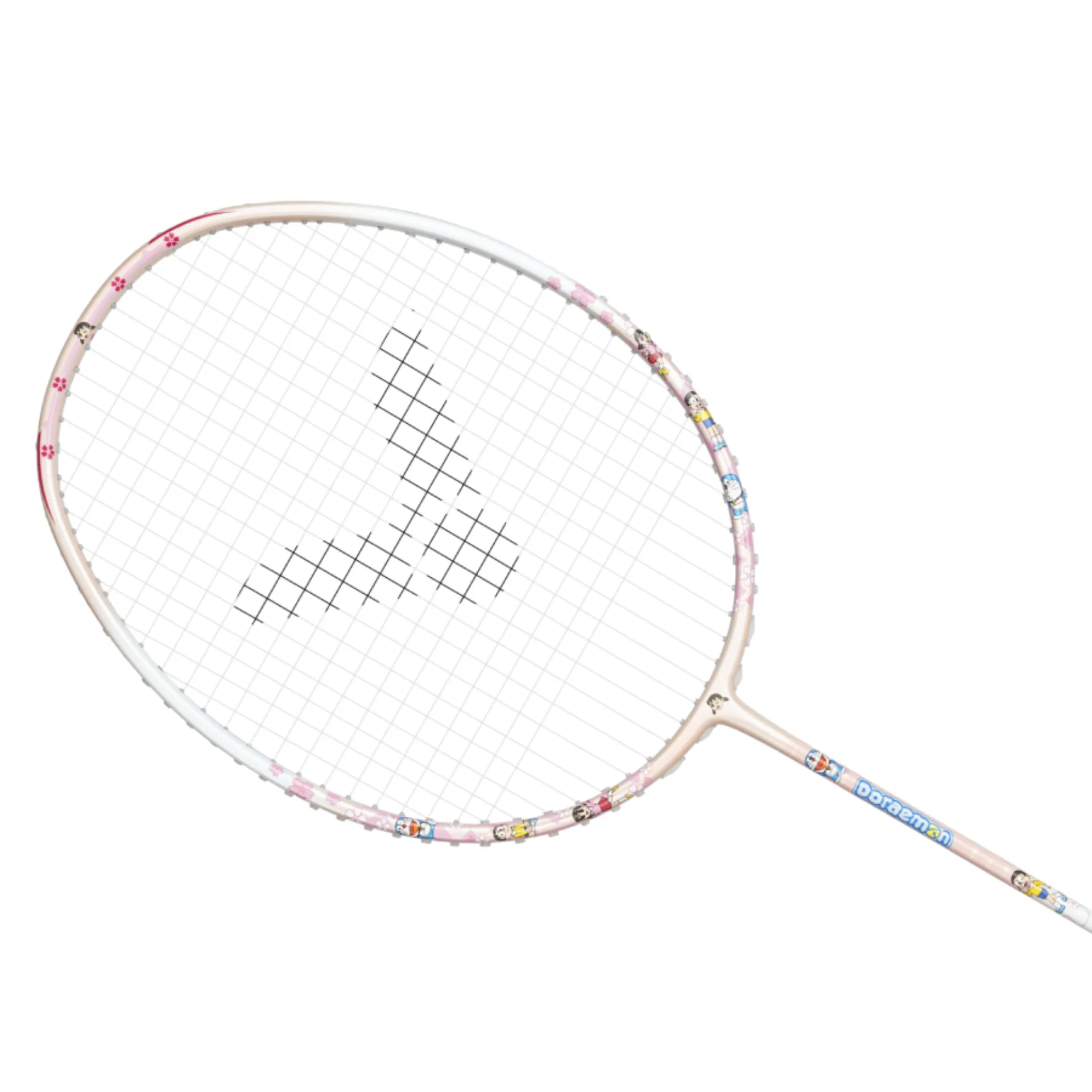 Victor X Doraemon DRM-SET-IB 2 Badminton Rackets set [Pink/Blue]