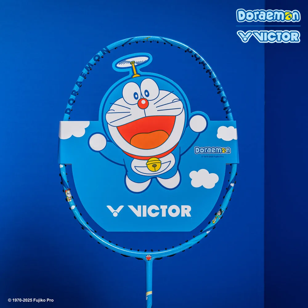Victor X Doraemon DX-DRM-GB Badminton Racket Gift Box [Deep Sky Blue]