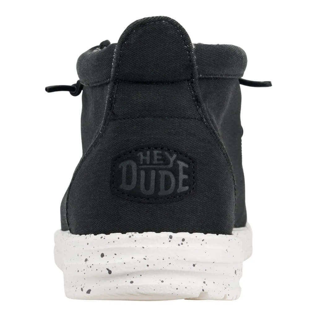 Wally Mid Canvas - Black/White