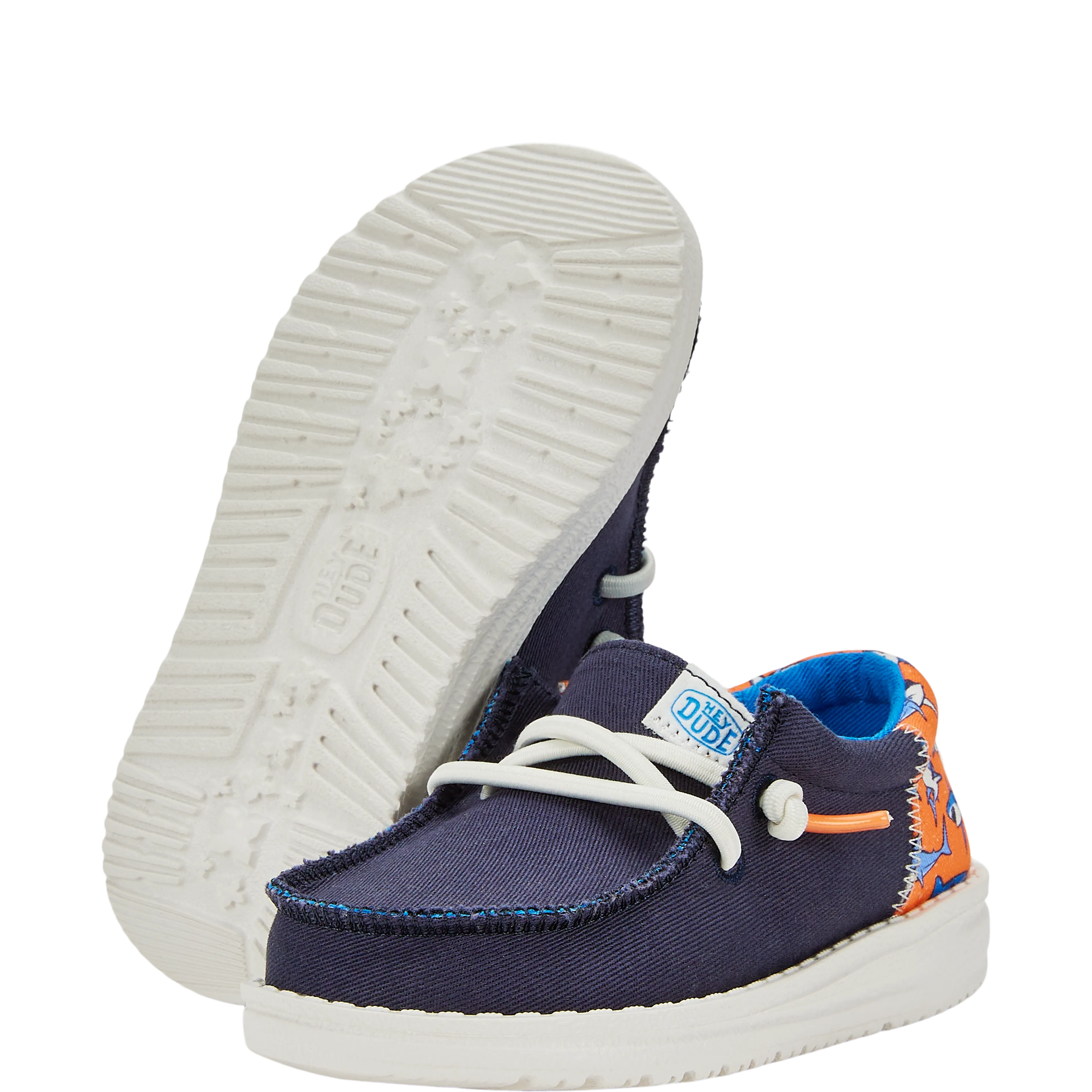 Wally Toddler Sharks - Multi Navy