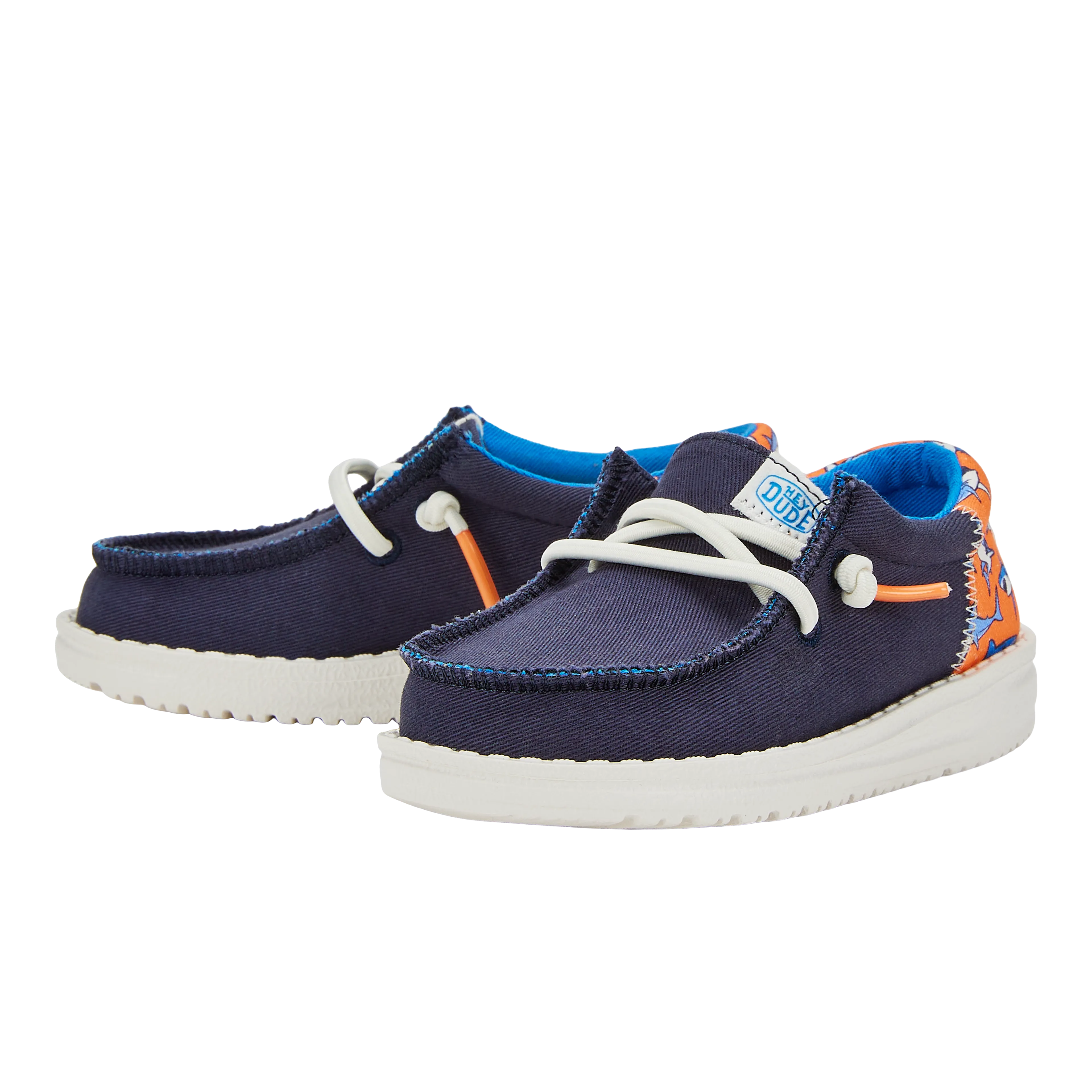 Wally Toddler Sharks - Multi Navy