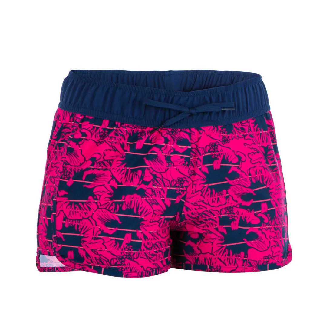 Women's boardshorts with elastic waistband and drawstring TINI ETHNI