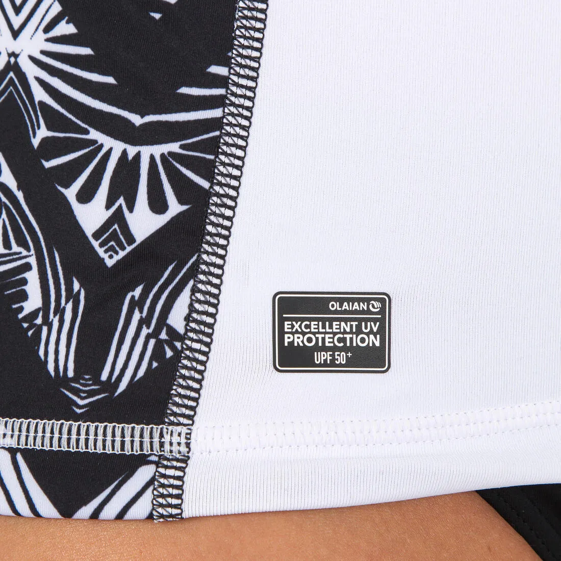 women's short sleeve uv-resistant 500 surfing top t-shirt