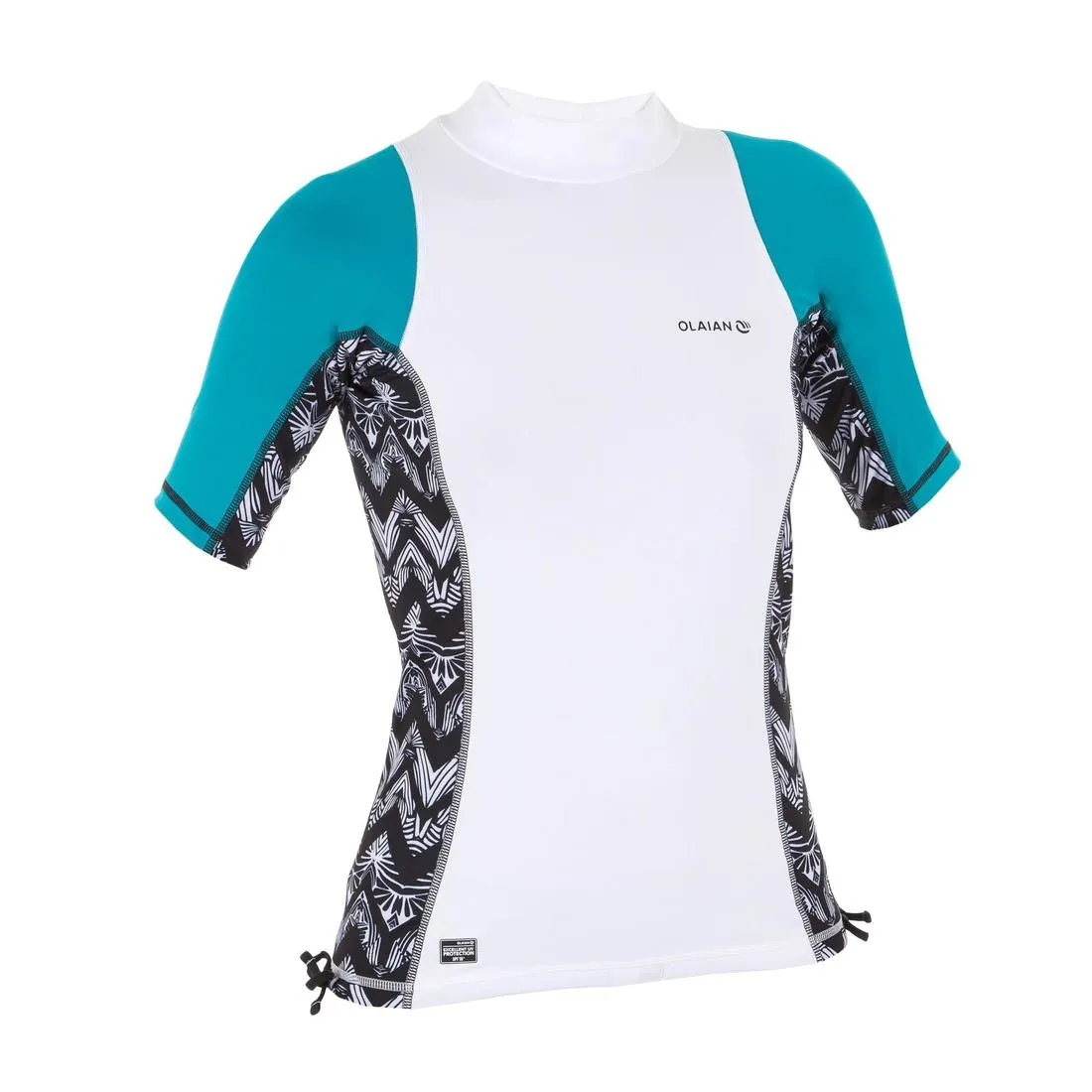 women's short sleeve uv-resistant 500 surfing top t-shirt